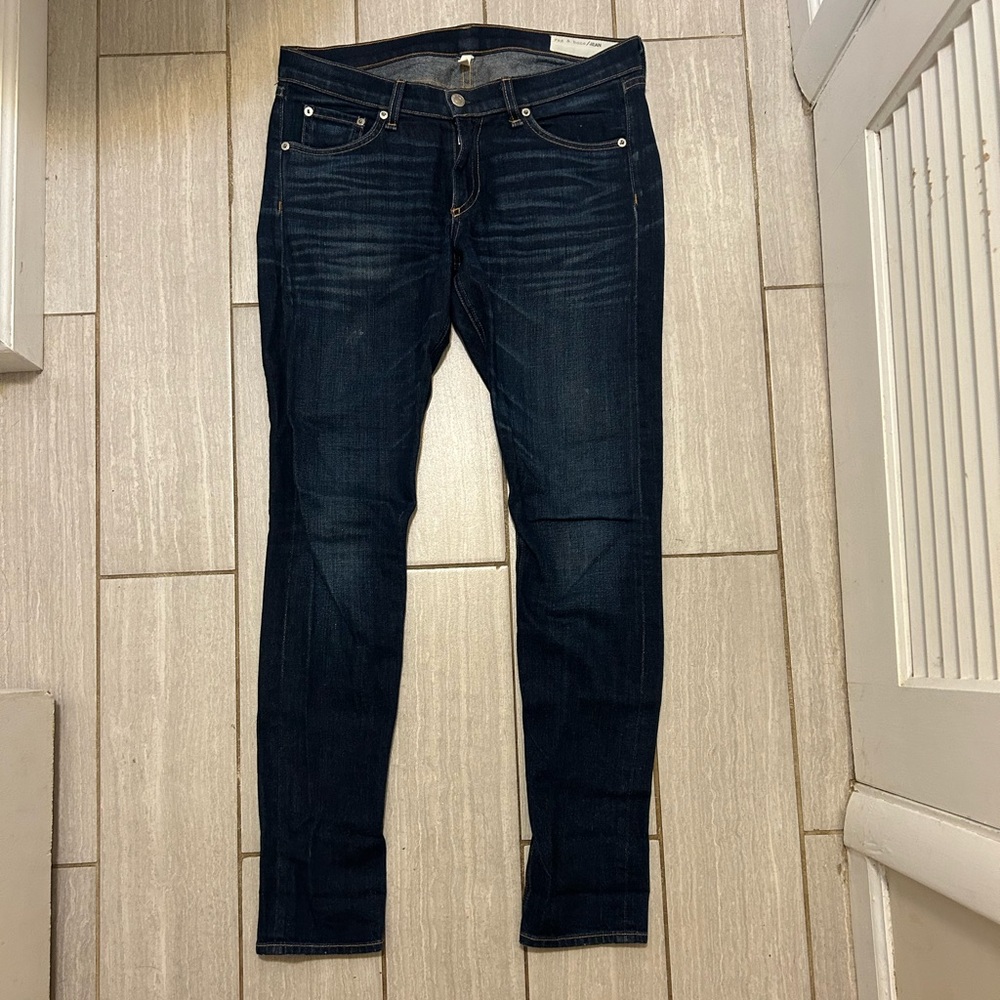 Rag & Bone women’s Dark Wash Skinny Jeans, size 28